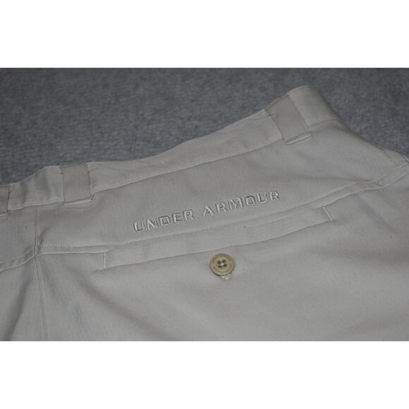Under Armour Golf Casual Pants Men Size 34 x 31 Performance Polyester Tan - Picture 5 of 7